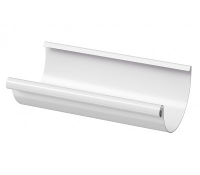 Водосточный желоб 3 м ПЛОМБИР (RAL 9010) от производителя Docke по цене 1 990 р Водосточный желоб 3 м ПЛОМБИР (RAL 9010) от производителя Docke по цене 1 990 р